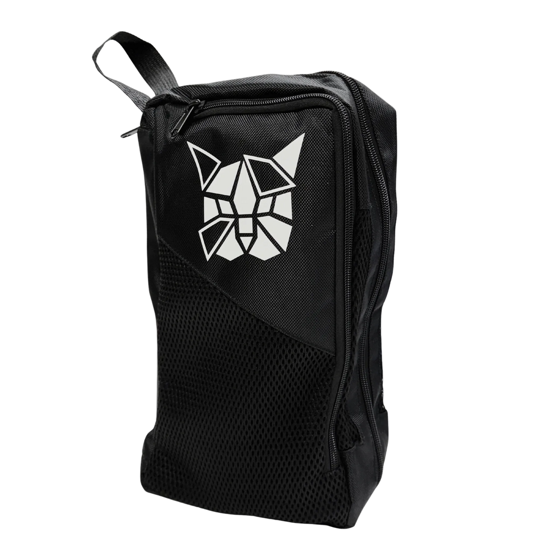 Black GATO Glove Bag with a mesh front panel and the GATO cat logo