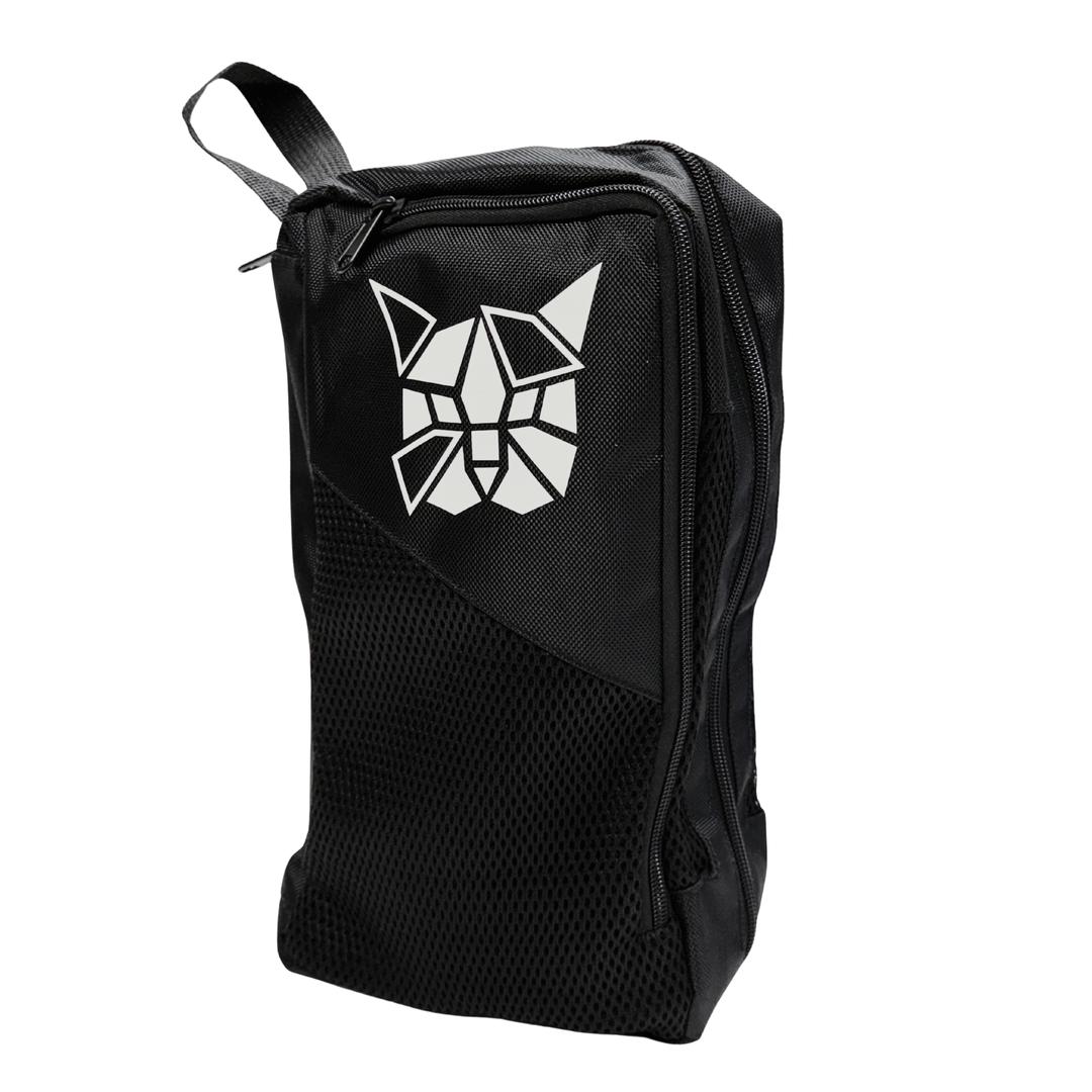 Black GATO Glove Bag with a mesh front panel and the GATO cat logo